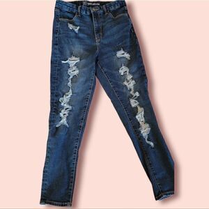 NOBO Super High Rise Stretch distressed Jeans